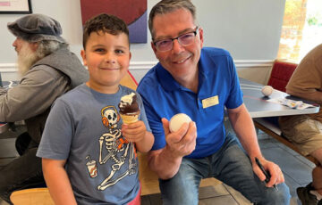 Ice Cream with the Mayor at the Dairy Queen